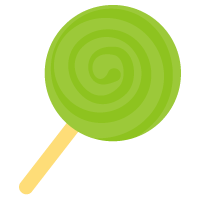 ペロペロきゃんでぃのイラスト グリーン 食べ物 お菓子 飴のイラスト 無料イラスト素材 無料イラスト素材 イラストほし