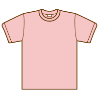 無地tシャツのイラスト ピンク 日用品 衣料品のイラスト 無料イラスト素材 無料イラスト素材 イラストほし